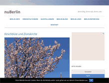 Tablet Screenshot of nuberlin.de